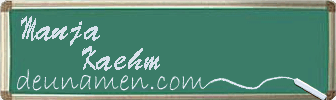 Manja Kaehm Visitenkarte